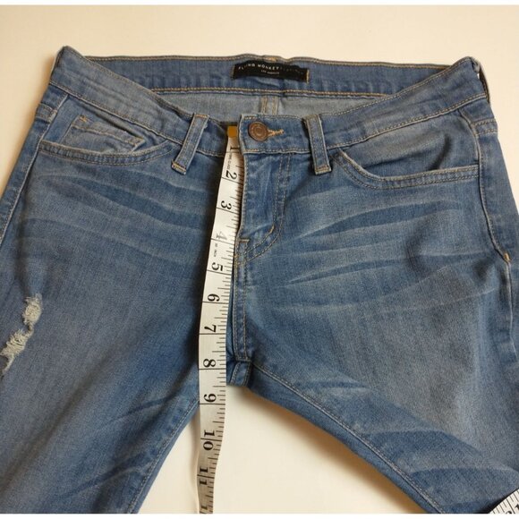 Flying Monkey Jeans Distressed Slim Boyfriend Denim L7598 Size 24 - Picture 5 of 10